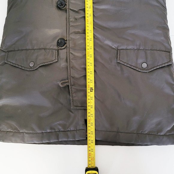 MOUSSY Military Line - Hooded Parka w Detachable Leopard Print Lining - Size 2 - Picture 6 of 16